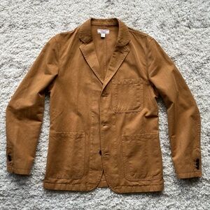 -SOLD- Wallace and Barnes, by J. Crew. Chore Blazer in Vintage Caramel -SOLD-